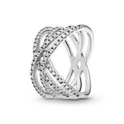 Pandora Entwined Lines Ring