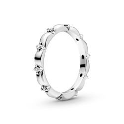 Pandora Flower Petals Band Ring