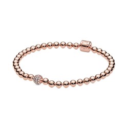 Pandora Beads & Pavé Bracelet