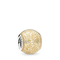 Pandora Glitter Ball Charm, Golden Glitter Enamel