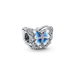 Pandora Blue Butterfly Sparkling Charm