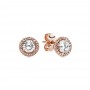 Pandora Round Sparkle Halo Stud Earrings Pandora Round Sparkle Halo Stud Earrings
