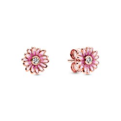 Pandora Pink Daisy Flower Stud Earrings Pandora Pink Daisy Flower Stud Earrings