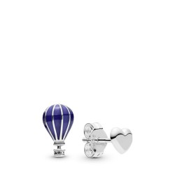 Pandora Hot Air Balloon & Heart Stud Earrings