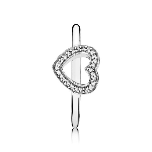 Pandora Be My Valentine Ring, Clear CZ