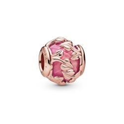 Pandora Pink Decorative Leaves Charm