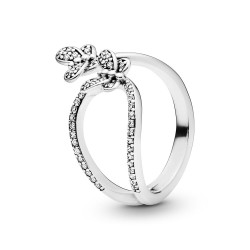 Pandora Sparkling Butterfly Open Ring