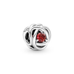 Pandora July True Red Eternity Circle Charm Pandora July True Red Eternity Circle Charm