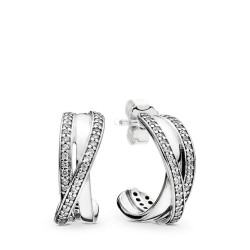 Pandora Entwined Hoop Earrings