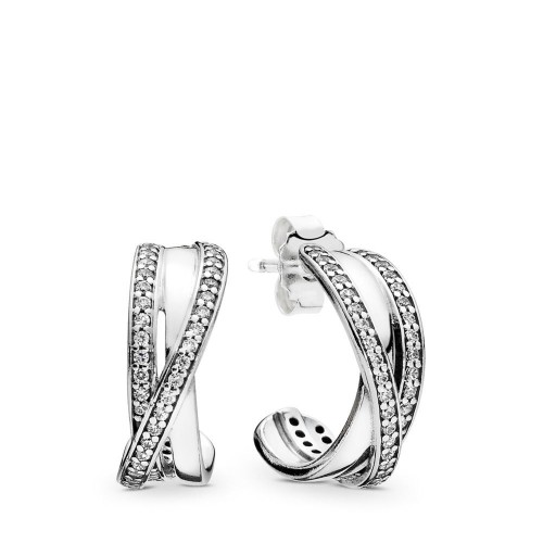 Pandora Entwined Hoop Earrings Pandora Entwined Hoop Earrings