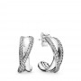 Pandora Entwined Hoop Earrings Pandora Entwined Hoop Earrings