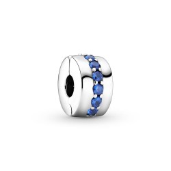 Pandora Blue Sparkle Clip Charm Pandora Blue Sparkle Clip Charm