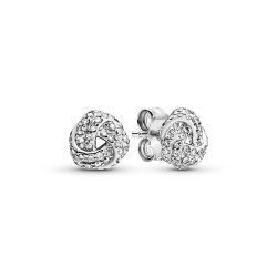 Pandora Shimmering Knot Stud Earrings