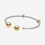 Pandora Moments Snake Chain Style Open Bangle Pandora Moments Snake Chain Style Open Bangle