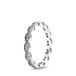 Pandora Sparkling Leaves Stackable Ring Pandora Sparkling Leaves Stackable Ring