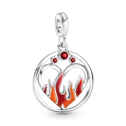 Pandora ME Fire Inside Medallion Pandora ME Fire Inside Medallion