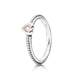 Pandora One Love Ring, Synthetic Pink Sapphire Pandora One Love Ring, Synthetic Pink Sapphire
