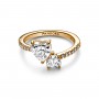 Pandora Double Heart Sparkling Ring Pandora Double Heart Sparkling Ring
