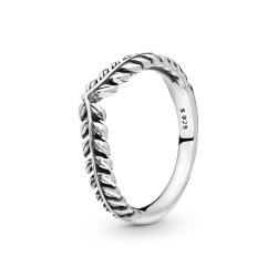 Pandora Wheat Grains Wishbone Ring