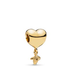 Pandora Heart & Bee Charm