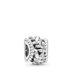 Pandora Dazzling Grain Swirls Charm Pandora Dazzling Grain Swirls Charm