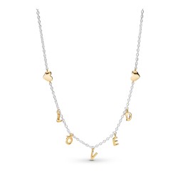 Pandora Loved Script Necklace