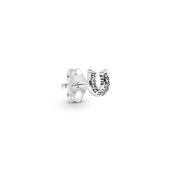 Pandora My Lucky Horseshoe Single Stud Earring