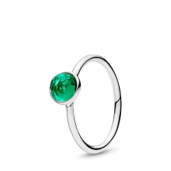 Pandora May Droplet Ring, Royal-Green Crystal Pandora May Droplet Ring, Royal-Green Crystal