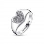 Pandora Radiant Heart Pavé Signet Ring Pandora Radiant Heart Pavé Signet Ring