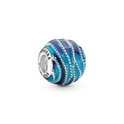 Pandora Blue Wave Charm Pandora Blue Wave Charm
