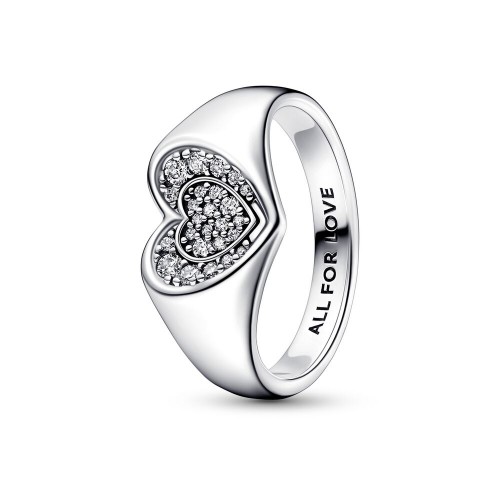 Pandora Radiant Heart Pavé Signet Ring Pandora Radiant Heart Pavé Signet Ring