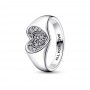 Pandora Radiant Heart Pavé Signet Ring Pandora Radiant Heart Pavé Signet Ring