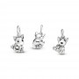 Pandora Bull Terrier Puppy Dangle Charm Pandora Bull Terrier Puppy Dangle Charm