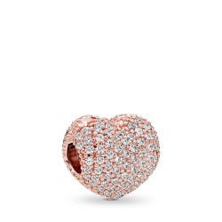 Pandora Pavé Open My Heart Clip