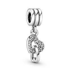 Pandora Interlocking Hearts Dangle Charm Pandora Interlocking Hearts Dangle Charm