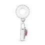 Pandora Sparkling Double Halo Heart Dangle Charm Pandora Sparkling Double Halo Heart Dangle Charm