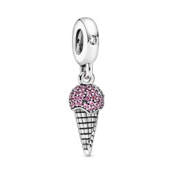 Pandora Pavé Ice Cream Cone Dangle Charm