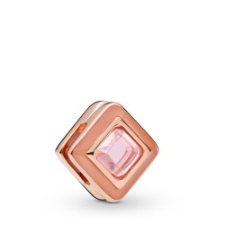 Pandora Reflexions™ Sparkling Pink Square Clip Charm