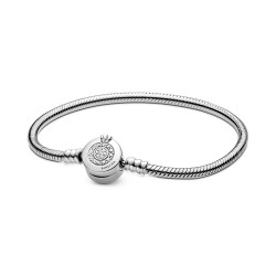 Pandora Moments Sparkling Crown O Snake Chain Bracelet Pandora Moments Sparkling Crown O Snake Chain Bracelet