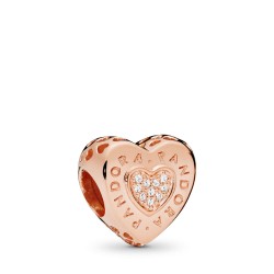 PANDORA Signature Heart Charm