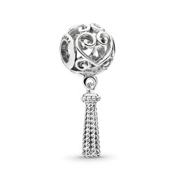 Pandora Enchanted Heart Tassel Charm