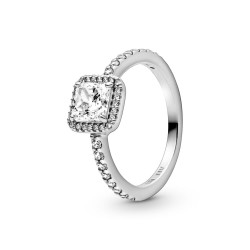 Pandora Square Sparkle Halo Ring Pandora Square Sparkle Halo Ring