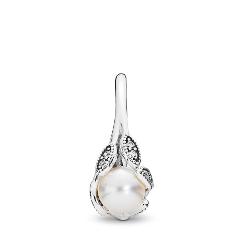 Pandora Luminous Leaves Ring, White Pearl & Clear CZ Pandora Luminous Leaves Ring, White Pearl & Clear CZ