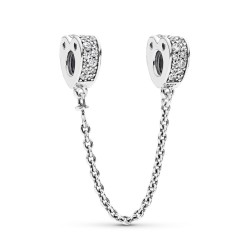 Pandora Sparkling Arcs of Love Safety Chain