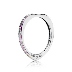 Pandora Multi-Colored Arc of Love Ring