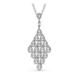 Pandora Cascading Glamour Necklace & Pendant