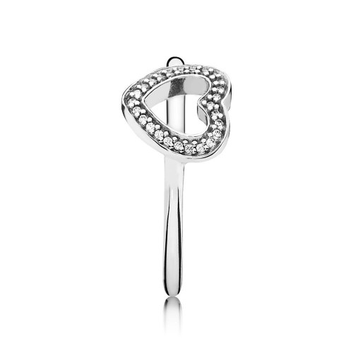 Pandora Be My Valentine Ring, Clear CZ