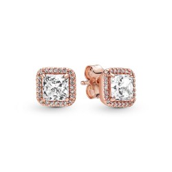 Pandora Square Sparkle Halo Stud Earrings Pandora Square Sparkle Halo Stud Earrings