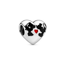 Pandora Disney Minnie Mouse & Mickey Mouse Kiss Charm Pandora Disney Minnie Mouse & Mickey Mouse Kiss Charm