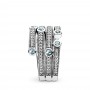 Pandora Shimmering Ocean Ring, Frosty Mint & Clear CZ Pandora Shimmering Ocean Ring, Frosty Mint & Clear CZ